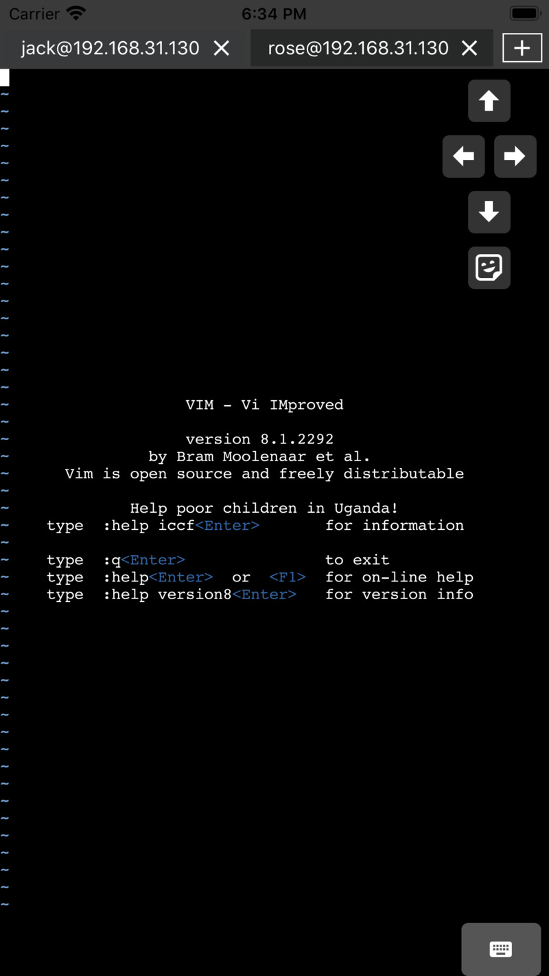 Support vi/vim